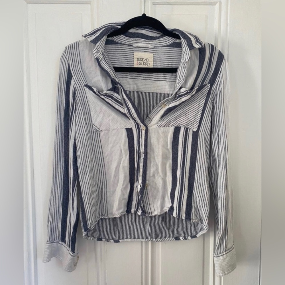 Striped Summer Button Down